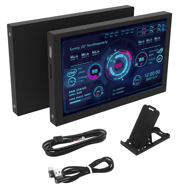 5inch IPS USB New Desktop Smart Secondary Screen Chassis Computer Monitoring 165Hz No Aida64 Required