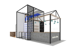 Tùy chỉnh thiết kế kỳ nghỉ chợ gian hàng truy cập KỆ NHÔM vải gỗ xây dựng tùy chỉnh kích cỡ sự kiện triển lãm thương mại dễ dàng - Product Image 6