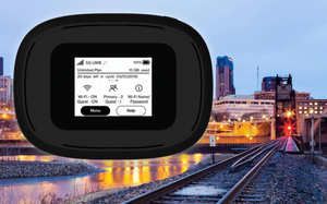 Hotspot portatile Inseego 5G tascabile Wifi <span class=keywords><strong>M1000</strong></span> in bundle con 2 batterie (1 Stock + 1 Extra) fino a 15 dispositivi WiFi - Product Image 5