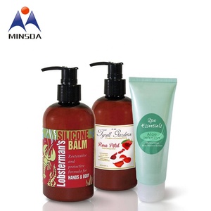 ขวดเครื่องสำอางแบบย่อยสลายได้ฉลากฟอยล์สีทองสำหรับสัตว์เลี้ยงแบบม้วนได้แชมพูแบบย่อยสลายได้กันน้ำได้ตามที่ต้องการ - Product Image 3
