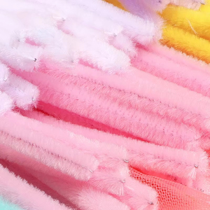 Kit <span class=keywords><strong>de</strong></span> nettoyage <span class=keywords><strong>de</strong></span> tuyaux très apprécié, yeux en plastique, artisanat et loisirs créatifs, tiges en chenille multicolores, nettoyants pour tuyaux rayés pour l'école et le bricolage - Product Image 5
