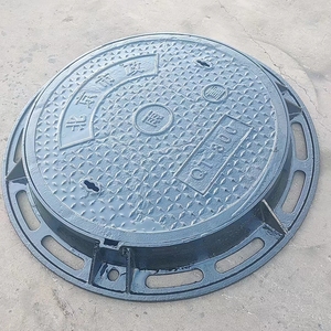 Tròn và vuông dễ uốn sắt đúc <span class=keywords><strong>manhole</strong></span> bìa với khung chết đúc loại - Product Image 2