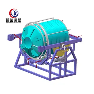 300L-1000L Water Tank And Anti-Collision Bucket Making Machine Small Rotomolding Machine