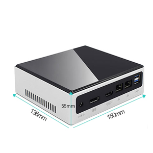 MeeGoPad Directo de Fábrica de Alta Calidad Thin NUC Win10 DDR4 32GB <span class=keywords><strong>Intel</strong></span> I7 8650U Business Mini PC Barebone con EE. UU./UE Enchufes - Product Image 1