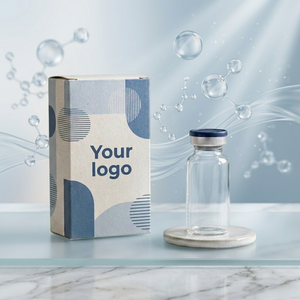 Boîte d'expédition personnalisée pour le stockage de flacons de 3 ml, 10 ml, simples, doubles, triples, quinquuples, décuples, avec plateau en plastique - Product Image 1