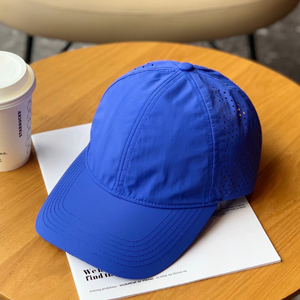 Gorra de Béisbol Deportiva Personalizada al por Mayor, OEM ODM, Transpirable, Impermeable, de Malla de Poliéster, con Orificios Cortados con Láser, Ajustable - Product Image 4