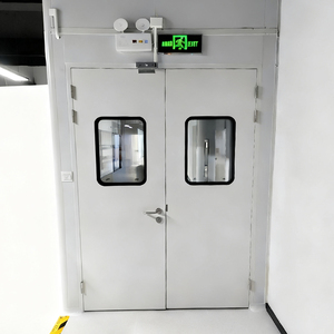 Porte battante manuelle anti-poussière à haute étanchéité, sanitaire, pour hôpital, laboratoire, zone médicale propre, ignifuge et insonorisée - Product Image 2