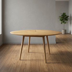 Table à manger moderne de style scandinave, écologique, imperméable, durable, avec pieds en bois massif, meubles de maison stables, 6 places - Product Image 3