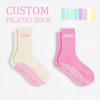 Chaussettes de sport pour femmes - Antidérapantes, respirantes, écologiques, séchage rapide, logo personnalisé pour le Pilates et les entraînements