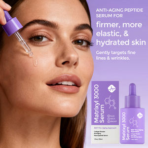 Sérum Facial Natural Matrixyl 3000 Peptídeo Hidratante Anti-Envelhecimento Redutor de Linhas com Ácido Hialurônico Vitamina C Colágeno - Product Image 6