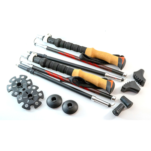 Bastón nórdico personalizado <span class=keywords><strong>de</strong></span> fibra <span class=keywords><strong>de</strong></span> carbono 3k para senderismo, bastón para caminar al aire libre - Product Image 6