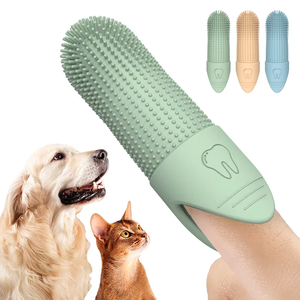 Food Grade Silicone Dog Finger Toothbrush 360 Pet <b>Tooth</b> Brushing <b>Tool</b> Finger Toothbrush for Cat Dog Pet <b>Teeth</b> <b>Cleaning</b> - Product Image 6