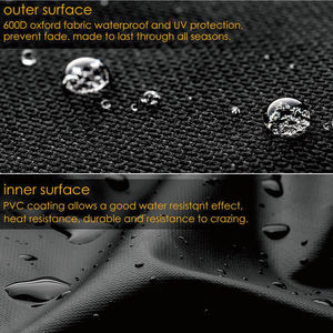 अनुकूलित 72 इंच 210D 420D ऑक्सफोर्ड हैंडल हेवी ड्यूटी फास्टनिंग स्ट्रैप्स आउटडोर वॉटरप्रूफ BBQ ग्रिल कवर - Product Image 5