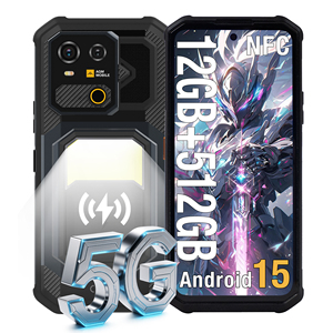 Điện thoại AGM G3 12GB+512GB Android 15, sạc không dây, pin 10000mAh, đèn cắm trại, NFC, chống nước, điện thoại mạnh mẽ <span class=keywords><strong>2025</strong></span>, điện thoại thông minh 5G - Product Image 1