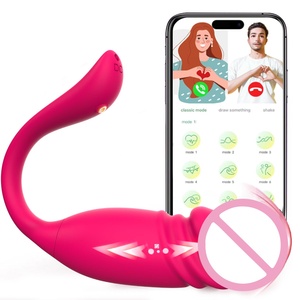 Groothandel 10-frequentie telescopisch vibrerend ei APP-afstandsbedienbaar springend ei vibrerend voor vrouwen - Product Image 1