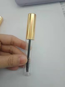 Auf Lager, 10ml klare leere Plastik Eyeliner Zauberstab Tube Flasche mit weißem Zauberstab/Eyrliner/Gold kappe für Kosmetik behälter - Product Image 6