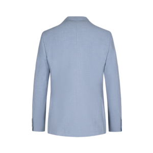 Completo da <span class=keywords><strong>Uomo</strong></span> <span class=keywords><strong>Azzurro</strong></span> Chiaro |   Completo Casual a 2 Pezzi: <span class=keywords><strong>Blazer</strong></span> Slim Fit con Fodera Stampa Palme e Pantaloni Plissettati Personalizzabili - Product Image 4