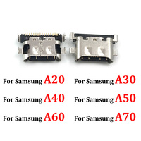 Para Samsung A15 A20 A30 A40 A50 A60 A70 puertos de carga Jack A5 Mobile Micro Jack conector de carga celular piezas de repuesto