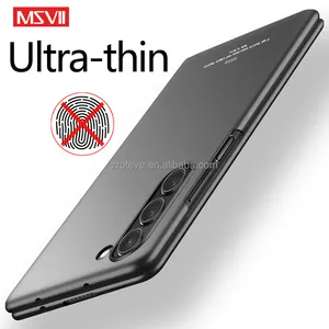 For Samsung Galaxy Z Fold5 Fold4 Fold3 Fold 3 4 5 Back Cover MSVII PC Matte Anti-fingerprint Hard Shockproof Foldable Phone Case