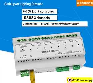 4 Channes <strong>Modbus</strong> Network Port RS485 232 RJ45 WIFI Multi-interface <strong>LED</strong> Brightness Adjustment Module 0-10V Dimming <strong>Controller</strong> - Product Image 3
