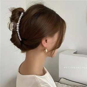 جودة عالية أزياء اللؤلؤ الصفر دبوس البلاستيك الظهر رئيس القرش كليب بيع بالجملة - Product Image 3
