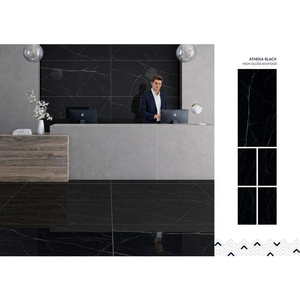Burant Volcano Travertine Look Porcelain Tiles 600x1200mm Non Slip High Gloss Bathroom Outdoor - Product Image 5