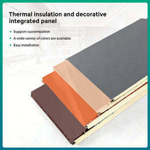 Panel Modular <span class=keywords><strong>de</strong></span> <span class=keywords><strong>Pared</strong></span> para Exteriores <span class=keywords><strong>de</strong></span> Villa, Diseño Moderno, Ecológico, Resistente al Fuego y al Agua, con Núcleo <span class=keywords><strong>de</strong></span> PU y Acero Tallado - Product Image 2