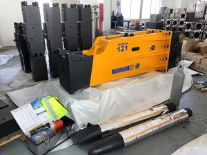 Ciseaux hydrauliques SOOSAN SB121 155 mm, type silencieux, pour roche et béton, pièces détachées, garantie 1 an pour excavatrices - Product Image 2