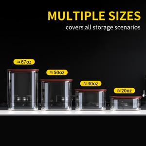 Frascos de Vidrio de Borosilicato Personalizados OEM para Almacenamiento a Prueba de Humedad de Granos de Café, Dulces, Especias y Productos Secos - Product Image 4