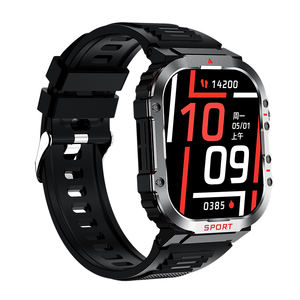G45 سوار أسود BT استدعاء NFC بوصلة ساعة ذكية رياضية مع مصباح يدوي LED في الهواء الطلق 1ATM ساعة ذكية مقاومة للماء للرجال - Product Image 2