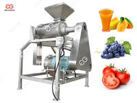 Ligne de pulpe et de jus multi-fruits 500 kg/h pour orange, fraise, avocat, banane, usine d'extraction automatique entièrement en acier inoxydable