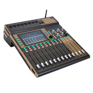 プロフェッショナル12チャンネルワイヤレスデジタルミキサーコンソール7インチタッチスクリーン付き16 DSP AUX出力オーディオプロセッサ - Product Image 2