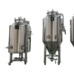 1BBL to 200BBL all capacity stainless steel jacketed conical beer fermentation tank for beer brewing equipment