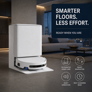 Aspiradora Robótica ECOVACS DEEBOT T90 PRO OMNI con OZMO ROLLER 3.0 y ZeroTangle 4.0 - Product Image 1