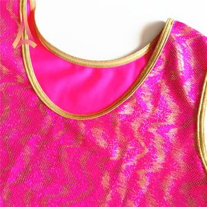 Réglables de gymnastique pour filles, hologramme rose avec ondes dorées, 1 pièce - Product Image 4