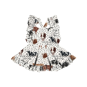 Vestido Tutú para Bebés y Niñas Pequeñas, Modelo BQ-546-YXL, Estilo Vintage, Color Sólido, Sin Mangas, Espalda Descubierta, Bonito Vestido para Niñas - Product Image 6