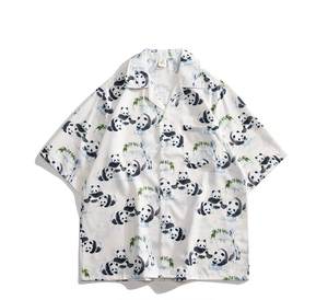 Moda tendencia 3D camisa de los hombres Casual música Hip Hop manga corta Camiseta suelta camisa hawaiana de los hombres - Product Image 1