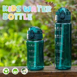 Botella Deportiva Portátil de Plástico con Pajita Abatible, Resistente a Caídas y al Calor, para Beber Directamente, Ideal para Estudiantes - Product Image 3