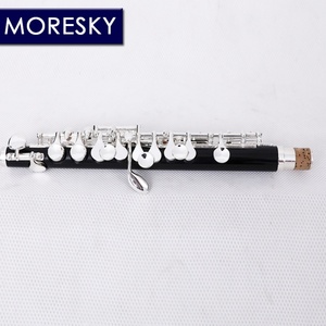 Flûte demi-taille MORESKY Piccolo en cupronickel, corps en résine ABS plaqué argent, MPC-821 - Product Image 6