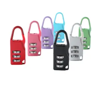 Mini Dial Digit Number Code Password Combination Padlock Security Travel Safe Lock for Luggage