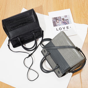 Sac à main bandoulière personnalisé en cuir véritable pour femme, motif <span class=keywords><strong>crocodile</strong></span> - Product Image 5