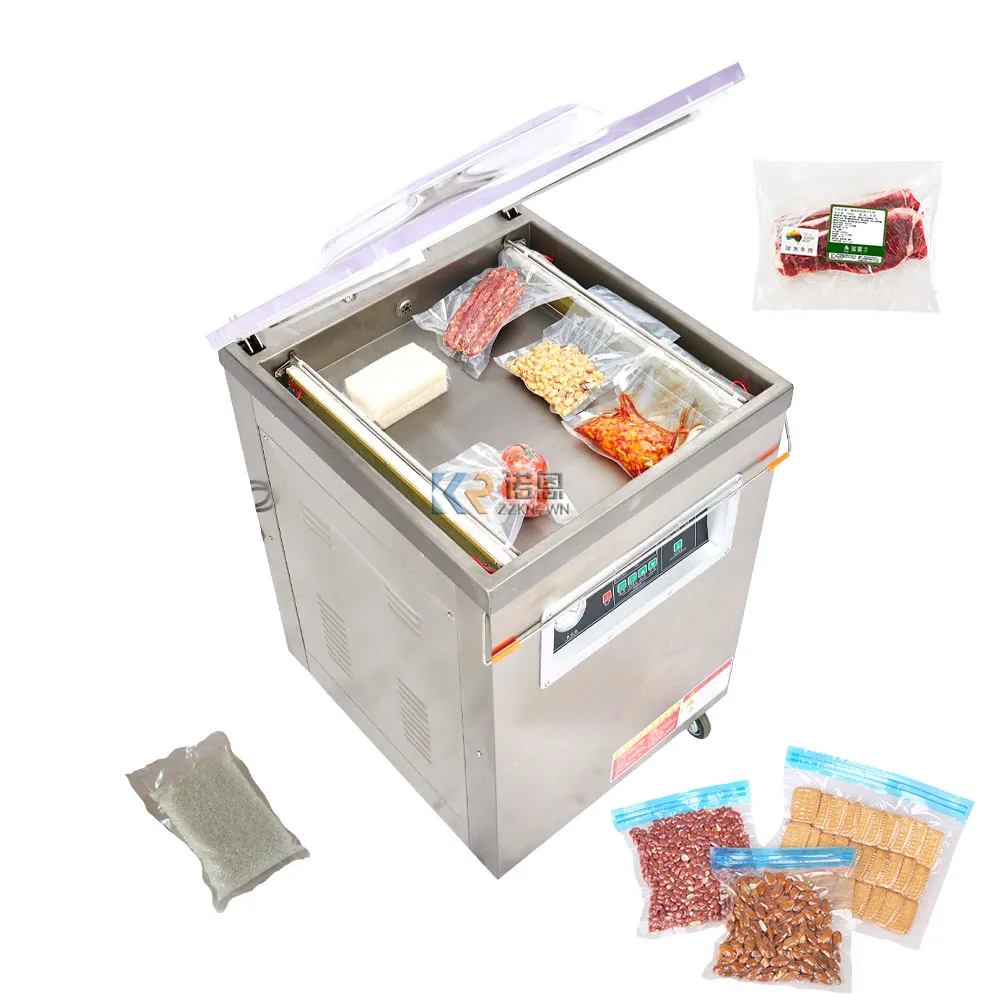 2024 नया पका हुआ भोजन झींगा नमकीन बोस्टर वैक्यूम पैकिंग मशीन तैयार भोजन कॉफी बीन कैवियार पैक वैक्यूम पैकिंग मशीन
