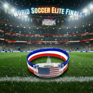 Pulsera Luminosa LED con Bandera Nacional, Bajo MOQ, Pulsera de Silicona NFC Brillante, Ecológica, Impermeable y Personalizable - Product Image 1