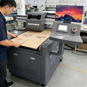 Imprimante numérique à passage unique haute vitesse Sunthinks SC300 30 m/min pour l'emballage papier avec tête d'impression HP et certification CE RoHS - Product Image 1