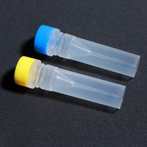 Transparan coklat 0.5 ml tabung Cryo Internal topi eksternal bahan PP steril peralatan laboratorium sekali pakai OEM kustomisasi - Product Image 5