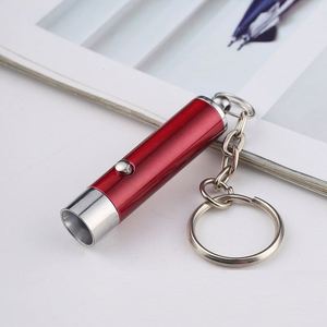 Mini UV Money Detector Lamp LED Keychain Handheld Flashlight Portable Aluminum Alloy <b>Sunscreen</b> Torch - Product Image 4