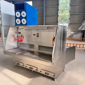 Nouvelle table de polissage et de meulage des métaux avec une forte force d'aspiration, récupération de poussière à 99,99 %, construction en acier au carbone de 2 CV - Product Image 5