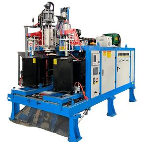 Machine de moulage par extrusion-soufflage de bouteilles en plastique bicolore machine de fabrication de pots de bidons d'<span class=keywords><strong>eau</strong></span> - Product Image 4