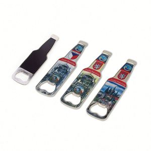 Refrigerator Decor Customised Aluminum Alloy Magnetic Roma Czech Souvenir Bottle Wine Opener With Magnet - Product Image 2