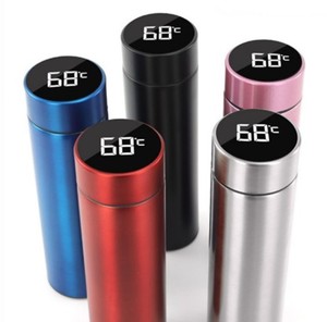 <span class=keywords><strong>500ML</strong></span> Smart Thermos Bouteille d'eau Led Affichage numérique de la température Tasses thermiques à café en acier inoxydable Tasses isolantes intelligentes - Product Image 5